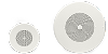 Valcom V-1020C One Way 8 Amplifieried Ceiling Speaker
